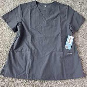 Dagacci Scrub Top Gray Size XL